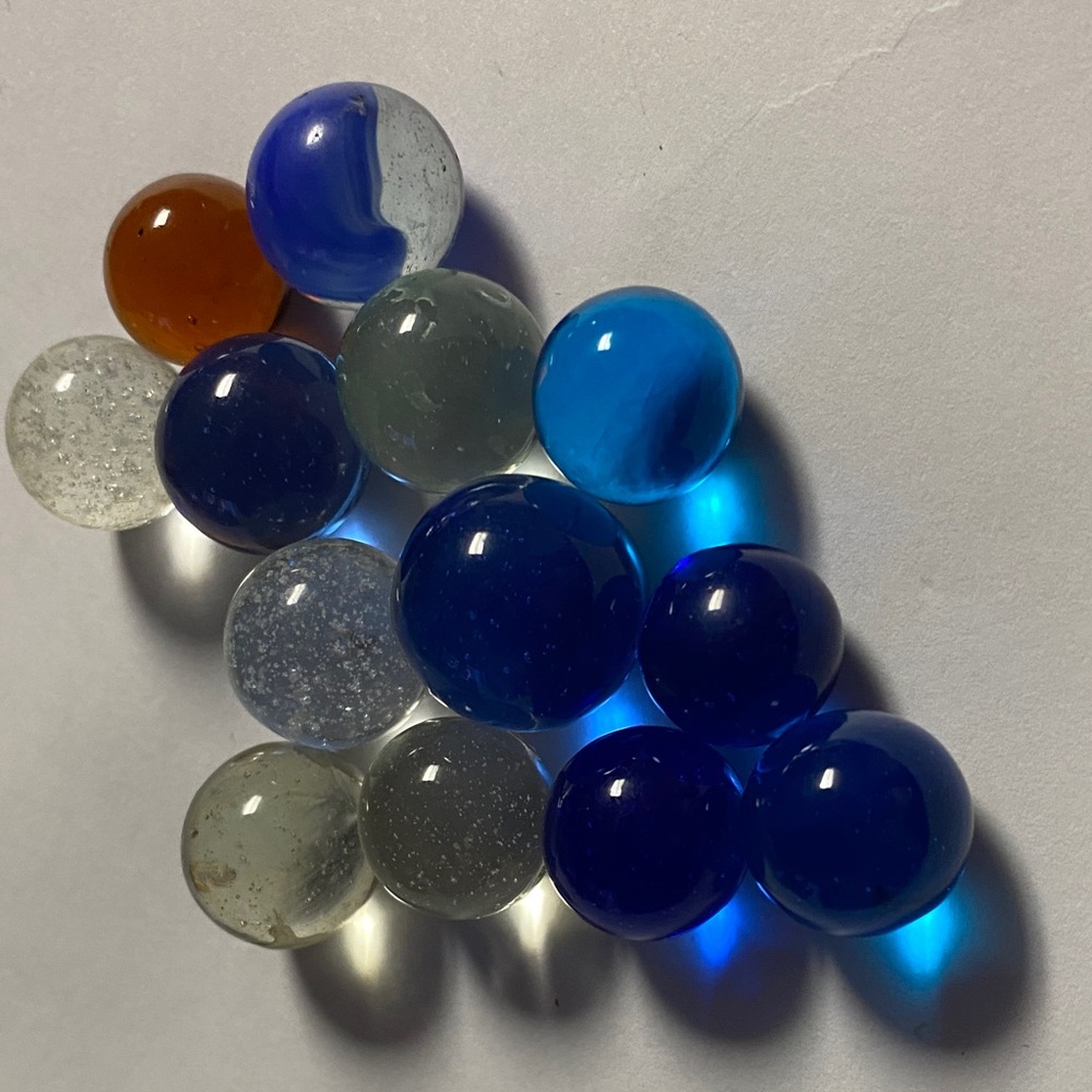 Colorful Glass Marbles Set